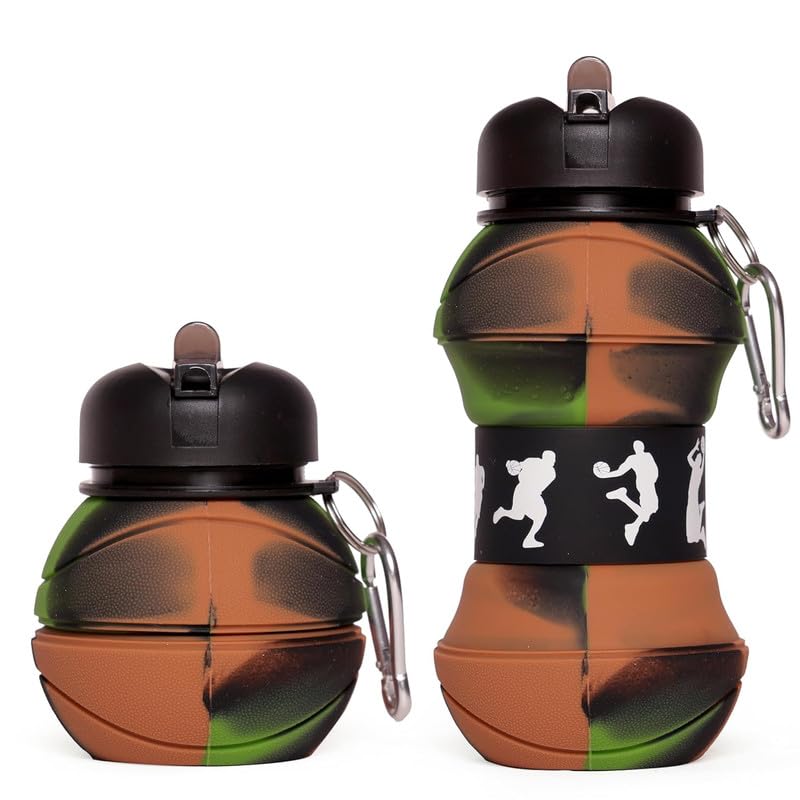 This 550ml collapsible silicone bottle is lightweight, durable, and easy for small hands to use.
Find this sporty and practical water bottle and more kids' accessories at www.usmile.toys